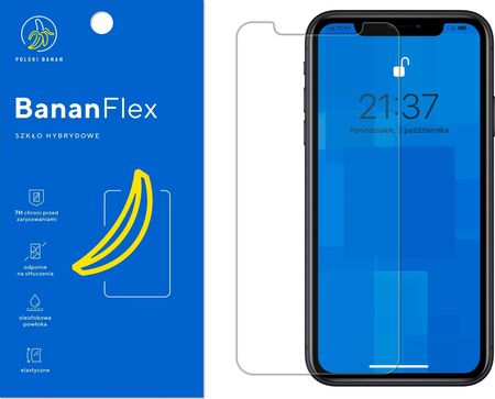 Polski Banan Szkło hybrydowe BananFlex do Apple iPhone Xr