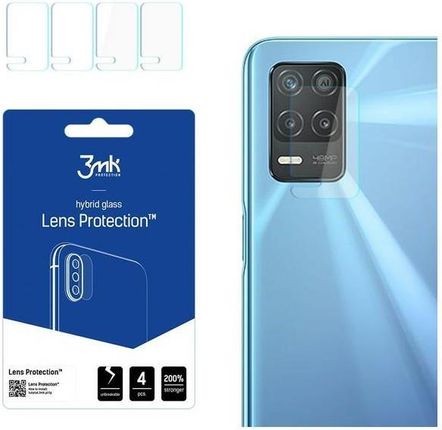 3Mk Szkło hybrydowe na obiektyw aparatu Lens Protection Realme 8 5G [4 PACK]
