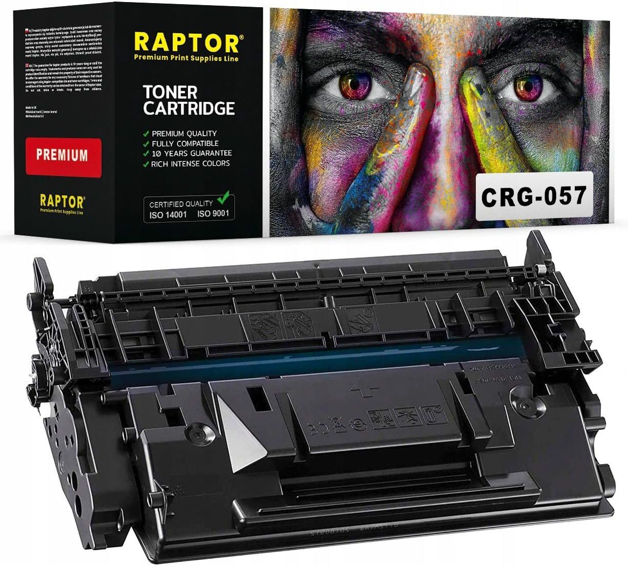 RAPTOR TONER CRG057H DO CANON LBP226DW LBP228DW XL Opinie i ceny