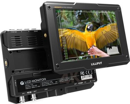 Lilliput H7S - monitor podglądowy 7'', 4K, HDMI In/Out, 3G-SDI In/Out, Ultra-Bright