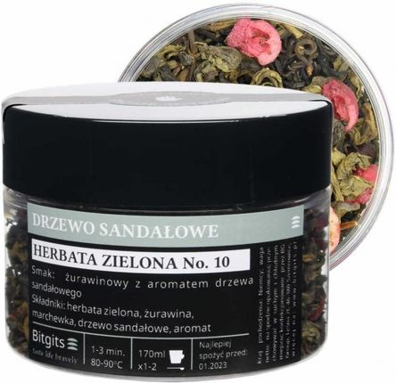 Bitgits Herbata zielona z aromatycznymi dodatkami XL Drzewo sandałowe 70g