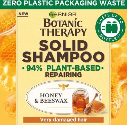Garnier Botanic Therapy Honey&Beeswax Regenerujący Szampon W Kostce 60 g