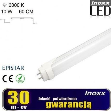 Świetlówka Nvox liniowa T8 9W  (INOXX 60T8K6000 AL MI FS)