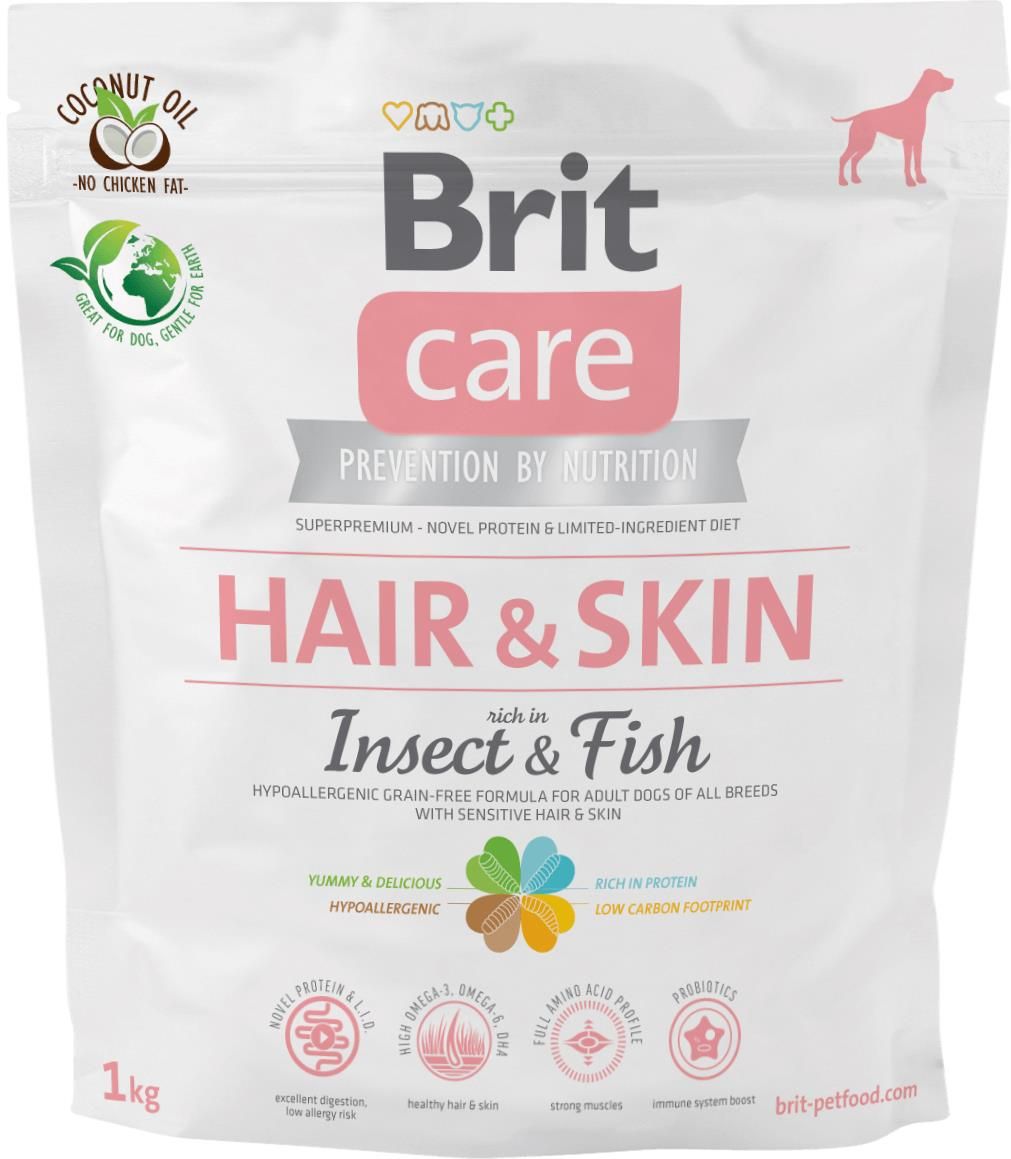 Karma Brit Care Adult Hair&Skin Insect&Fish 1Kg - Ceny i opinie - Ceneo.pl