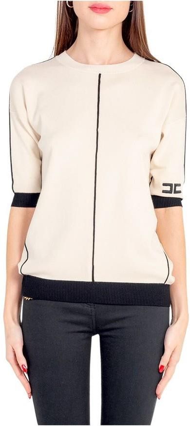 Elisabetta Franchi Maglia tricot manica a 3/4 MK02S11E2 - Ceny i opinie -  Ceneo.pl