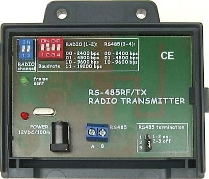 NADAJNIK RADIOWY RS-485RF/TX - zdjęcie 2 NADAJNIK RADIOWY RS-485RF/TX