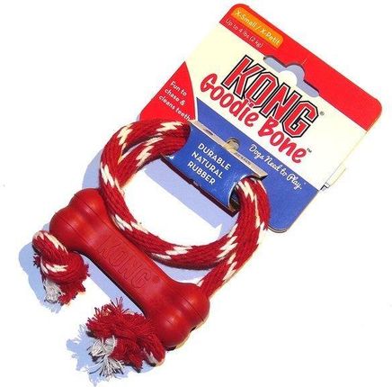 Kong goodie clearance bone with rope