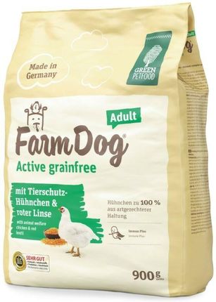 Green Petfood Farmdog Active Grainfree 900G
