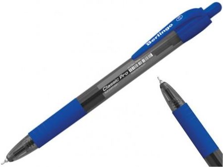 Długopis Automatyczny Berlingo Classic Pro 0,7Mm Niebieski