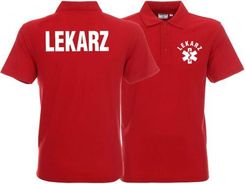 Lpp Promostars Koszulka Polo Męska Lekarz Czerwona