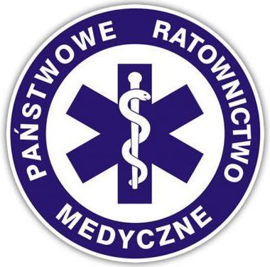 Naklejka Państwowe Ratownictwo Medyczne 50cm Na Ambulans Karetkę