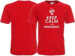 Lpp Promostars Koszulka Męska Keep Calm I Am Paramedic Czerwona