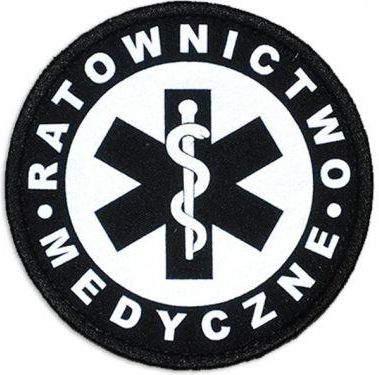 Emblemat Odblaskowy Ratownictwo Medyczne 20cm