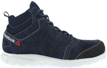 Reebok Work Buty Excel Light Leather Mid Wp S3 Navy