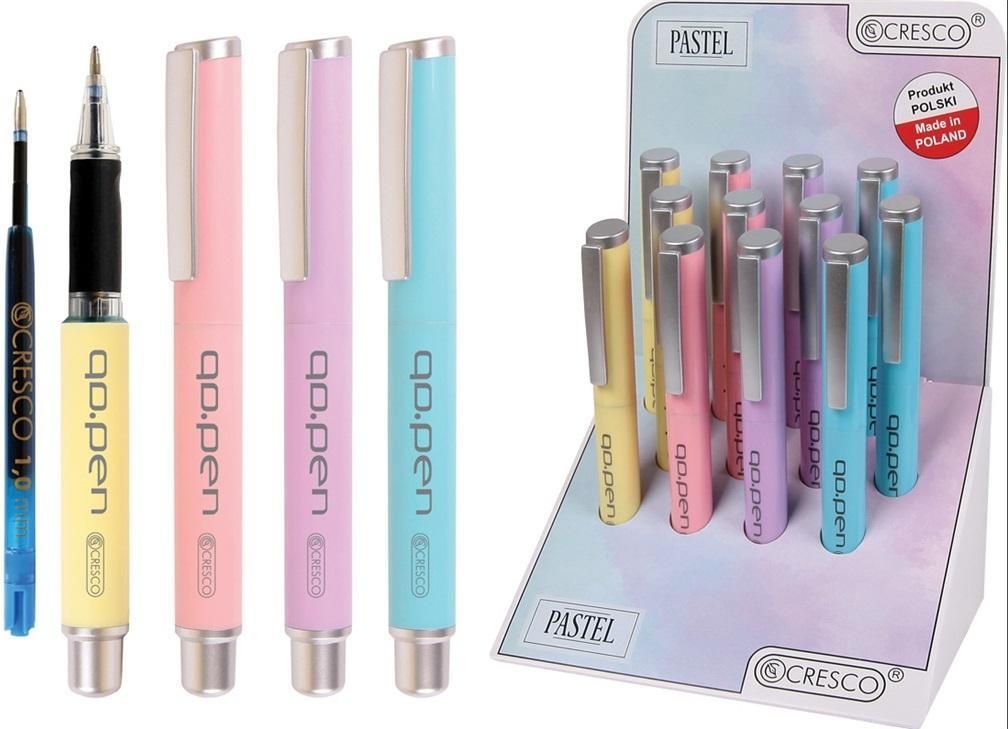 Cresco Pióro Żelowe Go Pen Pastel (12Szt) Ceny i opinie Ceneo.pl