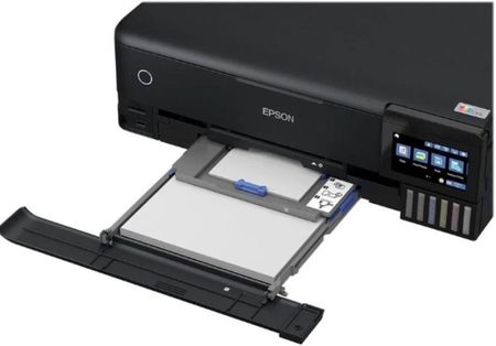  Epson EcoTank Photo ET-8550 Wireless Wide-Format All-in-One  Supertank Printer with Scanner, Copier, Ethernet and 4.3-inch Color  Touchscreen, Large, White : Office Products