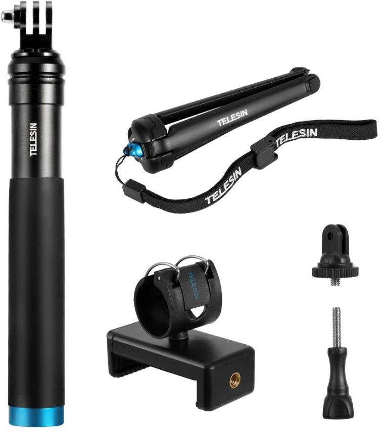 Telesin Selfie Stick Statyw Do Kamer Sportowych - zdjęcie 2 Telesin Selfie Stick Statyw Do Kamer Sportowych