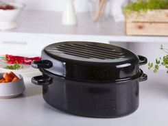 Zdjęcie Silesia Rybnik Brytfanna Emaliowana 7,1+ Pokrywa 3,1L 38Cm 18Cm (02050103Alt) - Polanica-Zdrój