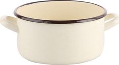 Zdjęcie Lumarko Rondel Emaliowany 0,8L 14Cm 6,4Cm Krem - Mikołów