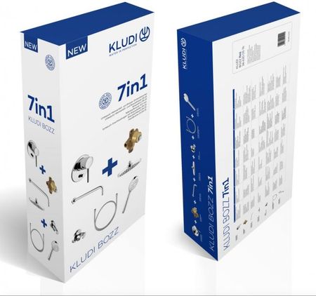 Zestaw prysznicowy Kludi Bozz Chrom (386300576) - Opinie i