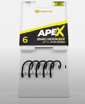 Ape-X Snag Hook 2Xx Barbed Haczyki Ridge Monkey 6