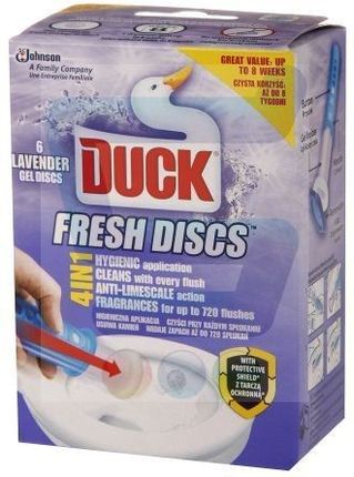 Duck Fresh Discs 4W1 Żelowy Krążek Do Toalety Lawenda 36Ml