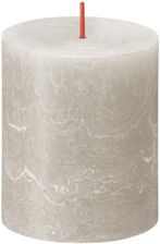 Zdjęcie Świeca pieńkowa Rustic Shine szara wys. 8 cm Bolsius - Krajenka