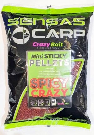 Sensas Pellet Mini Sticky 2Mm Spicy Crazy Pellets 700G [44783]