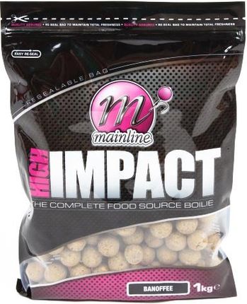 Mainline High Impact Boilie Banofee 15Mm 1Kg Kulki Proteinowe