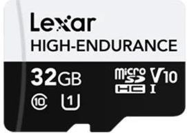 Lexar 32GB microSDHC High-Endurance UHS-I U1 V10 (LSDM1032GABHE)