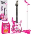 MalPlay Gitara Elektryczna dla Dzieci Wzmacniacz Mikrofon 2 kolory