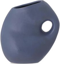Bloomingville wazon z kamionki niebieski Asya 15.5x16x10 82050064