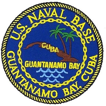 Eagle Emblems Usa Naszywka Termo U.S. Naval Base Guantanamo Bay