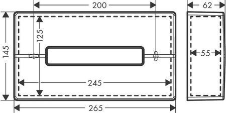 Hansgrohe Addstoris Pudełko Na Chusteczki Chrom 41774000 - zdjęcie 3