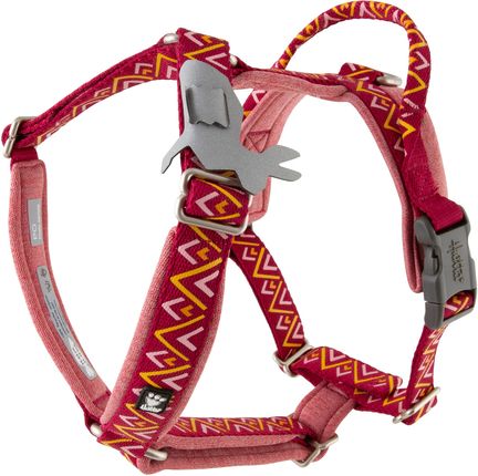 Hurtta Razzle Dazzle Y Harness Beetroot Regulowane Szelki Typu Guard Dla Psów 80 100Cm