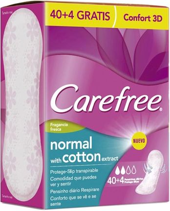 Carefree Comfort 3D, Wkładki higieniczne 44 sztuki