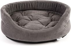 Zdjęcie Fera Legowisko Dla Psa Owalne Z Poduszką 53X44X16Cm Szare - Środa Śląska