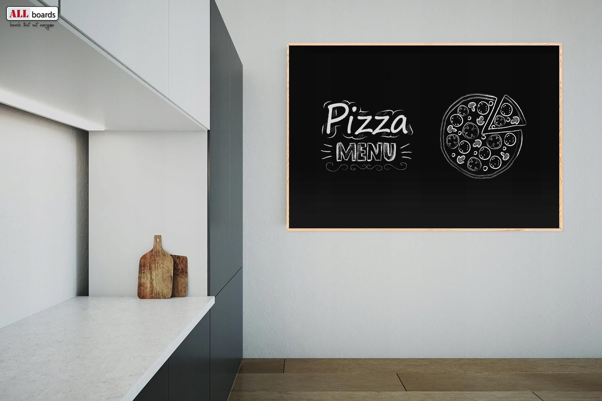 Tablica Magnetyczna Kredowa 60X40 Rama Drewniana - zdjęcie 4 Tablica Magnetyczna Kredowa 60X40 Rama Drewniana
