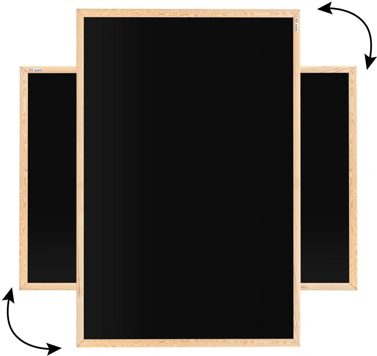 Tablica Magnetyczna Kredowa 60X40 Rama Drewniana - zdjęcie 9 Tablica Magnetyczna Kredowa 60X40 Rama Drewniana