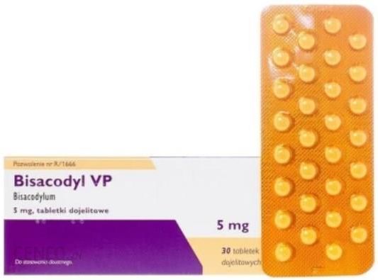 Bisacodyl VP 5 mg 30 tabl. dojelitowych