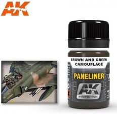 Zdjęcie Ak Interactive 2071 Paneliner For Brown And Green Camouflage 35Ml - Nasielsk