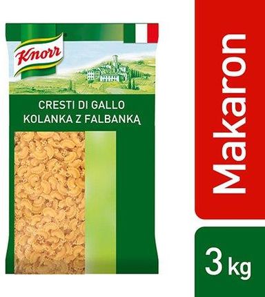 Knorr Makaron Cresti Di Gallo (Kolanka Z Falbanką) 3kg