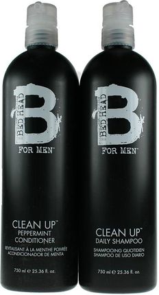 TIGI B for Men Clean Up szampon i odżywka 750 ml + 750 ml