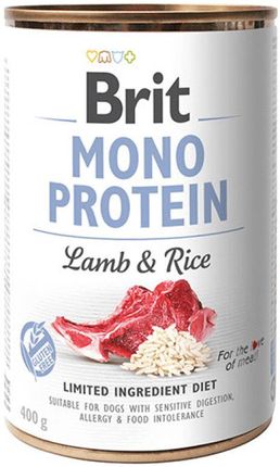 Brit Mono Protein Lamb&Rice 400G