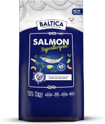 Baltica Salmon Hypoallergenic Psy Ras Średnich I Dużych 12Kg