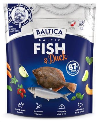 Baltica Pets Baltic Fish Duck Psy Ras Małych I Miniaturowych 12Kg