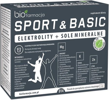 Biofarmacja Sport & Basic Elektrolity Sole Min. 14