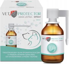 Jm Sante S.C. Vet Protector Spray Do Jamy Ustnej 30Ml - Odżywki i witaminy dla psów