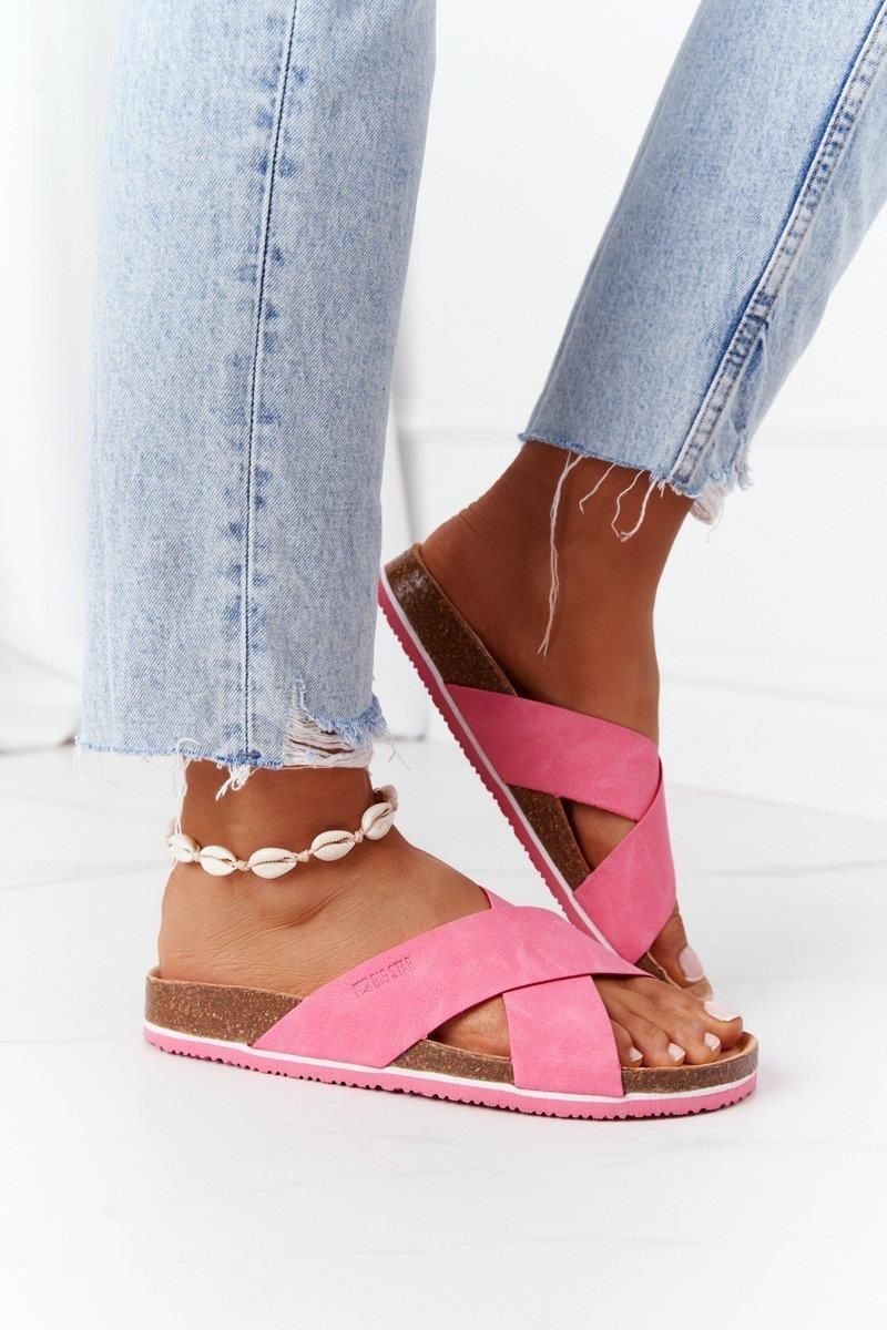 パンギト
Bacchus エレキギター Skórzane Profilowane Klapki Big Star Hh274597 Fuksja - 37 - Ceny i