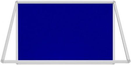 Allboards Gablota Ogłoszeniowa Informacyjna 90X60Cm Niebieska Filcowa W Aluminiowej Ramie